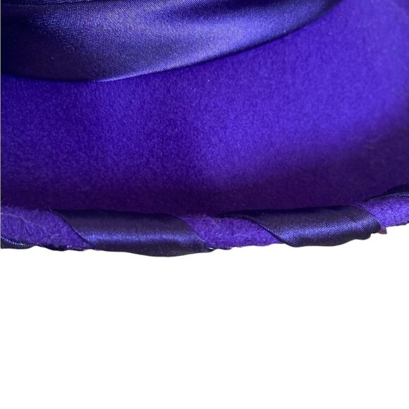 Something Special Purple Wool Hat - Picture 6 of 7